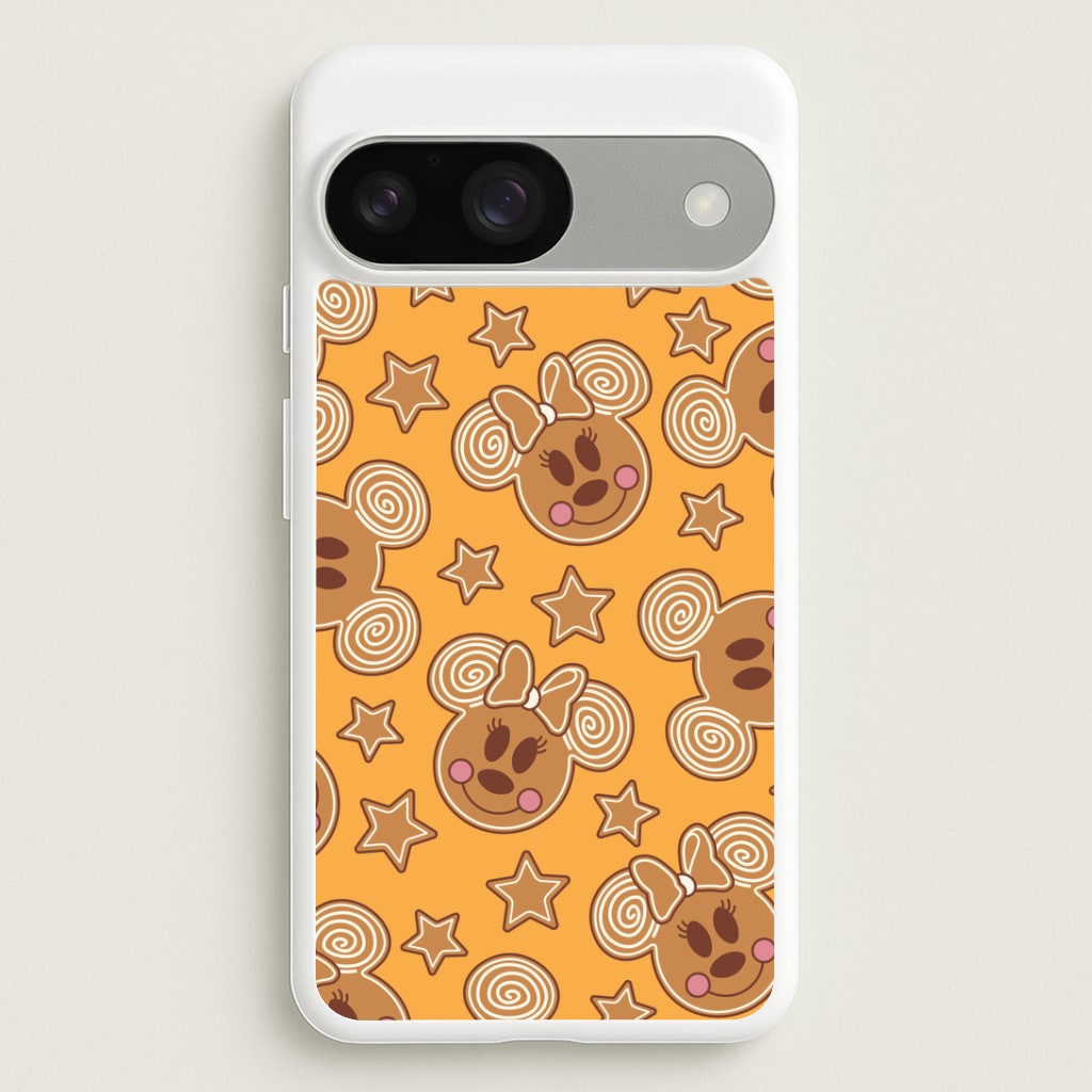 Cartoon Mouse Gingerbread Pattern Google Pixel 9 / 9 Pro Case