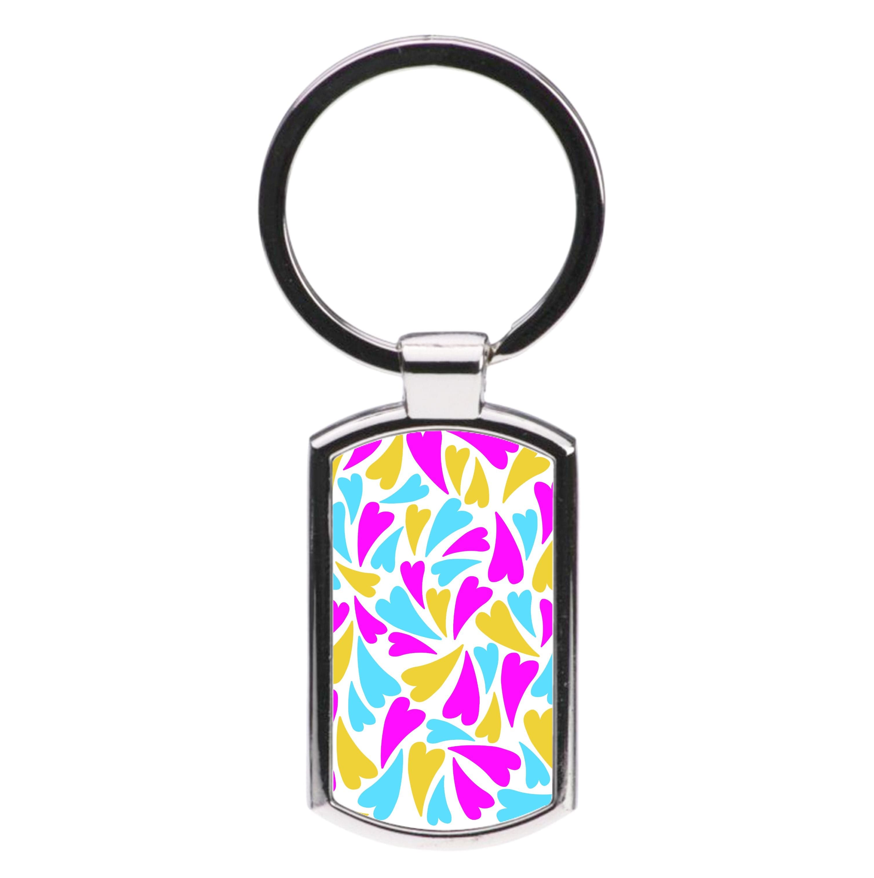 Pansexual Hearts - Pride Luxury Keyring