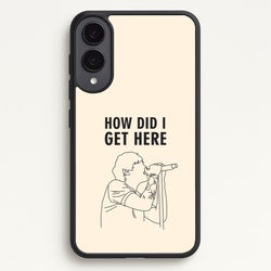 How Did I Get Here Outline Galaxy S25 Edge Case