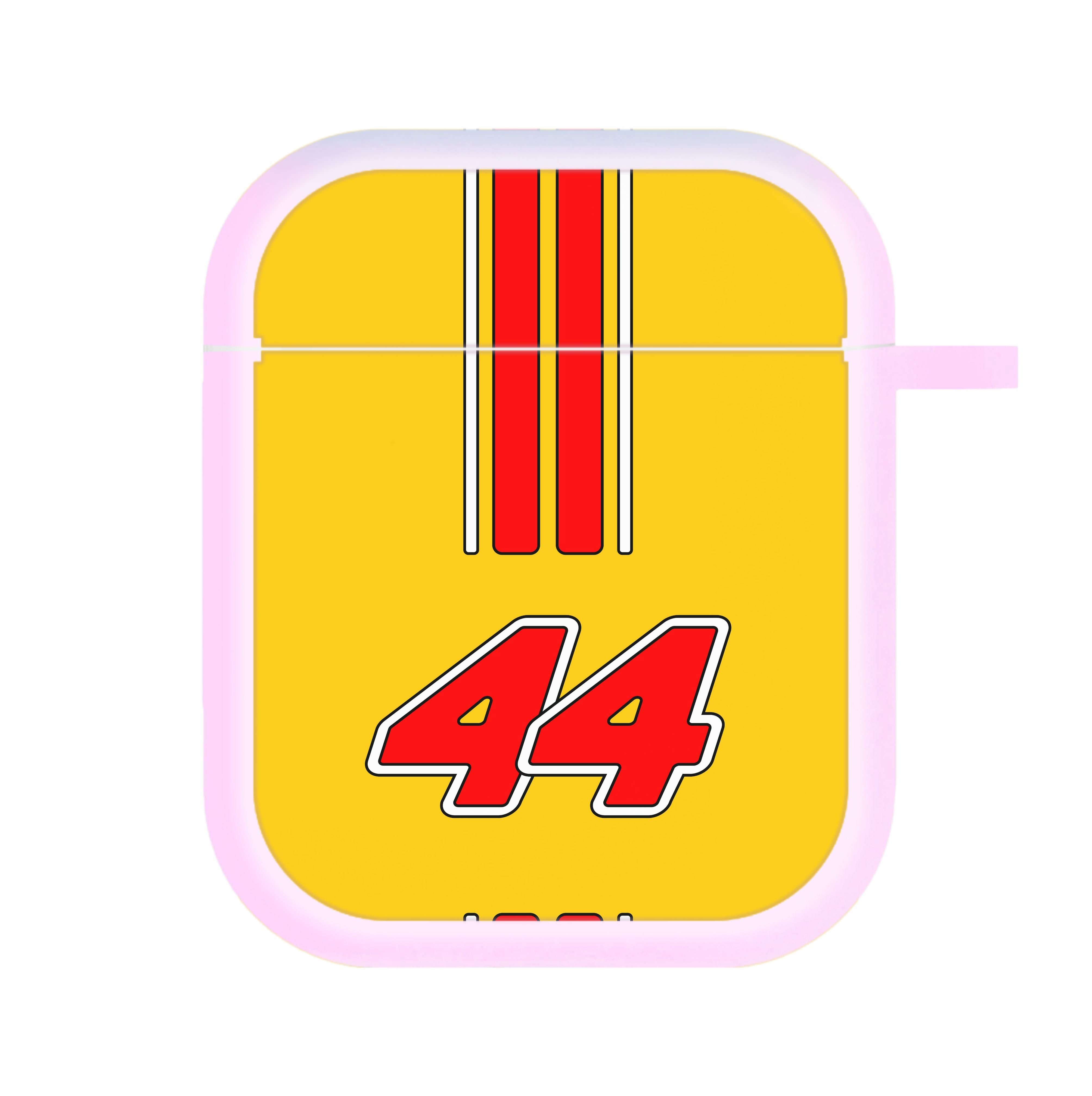 Retro Yellow And Red Hamilton AirPods Case