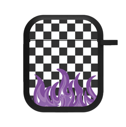 Purple Flame - Skate Aesthetic  AirPods Case