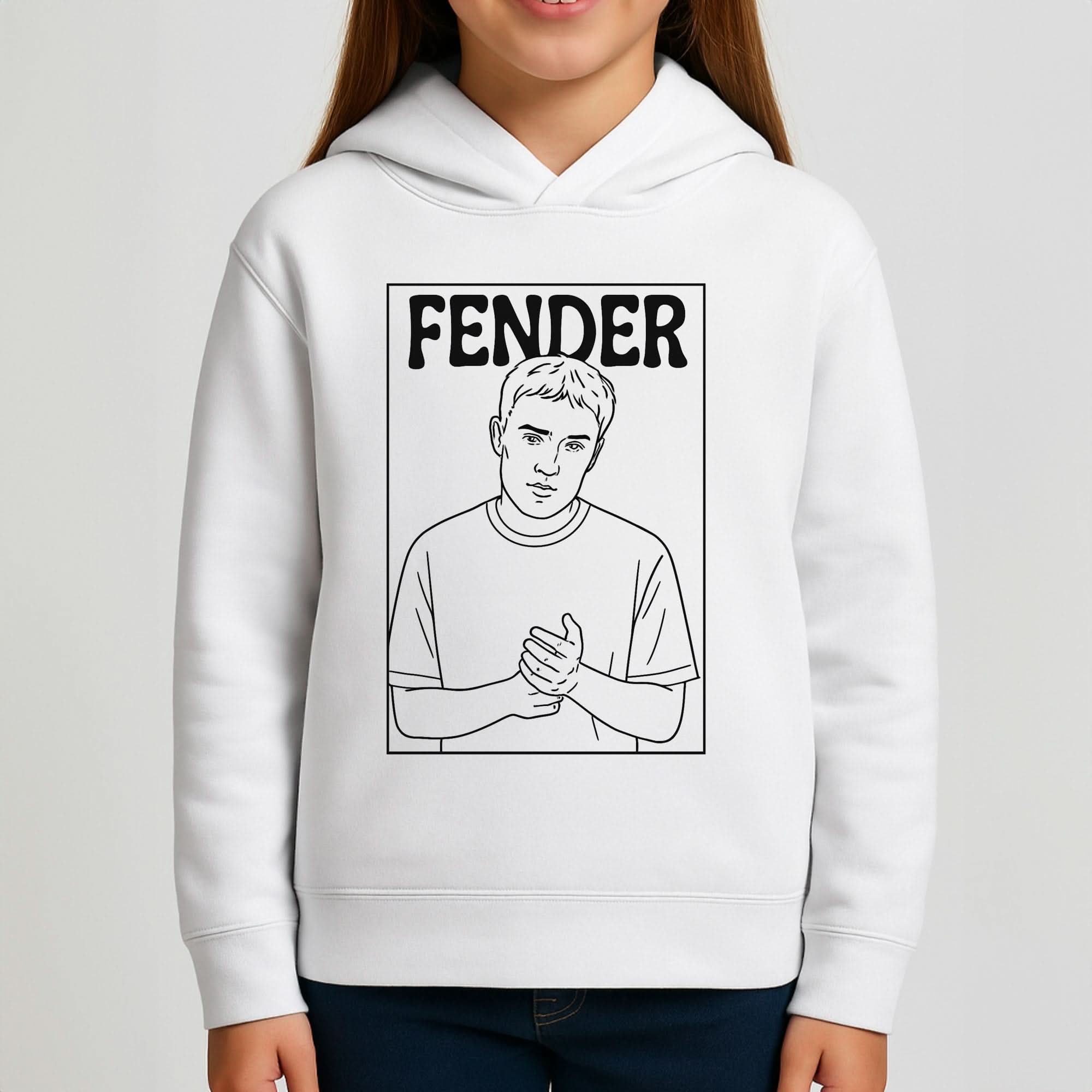 Fender Outline Girls Hoodie