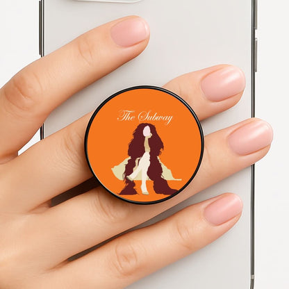 Subway Orange Phone Grip