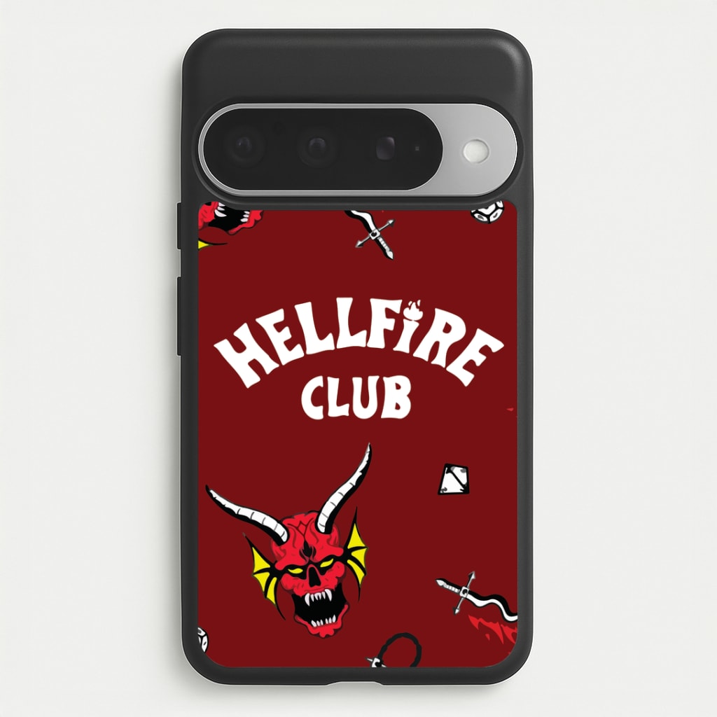 Hellfire Club Icons Collage Red Google Pixel 10 Pro XL Case