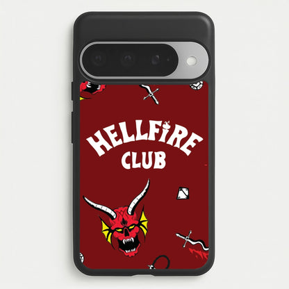 Hellfire Club Icons Collage Red Google Pixel 10 Pro XL Case