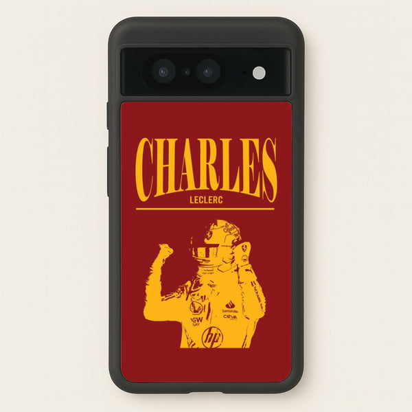 Charles Red And Gold Google Pixel 8 Case