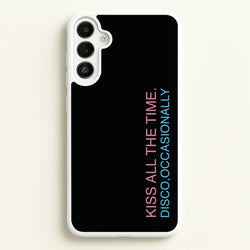 Disco Occasionally Text Galaxy A34 Case