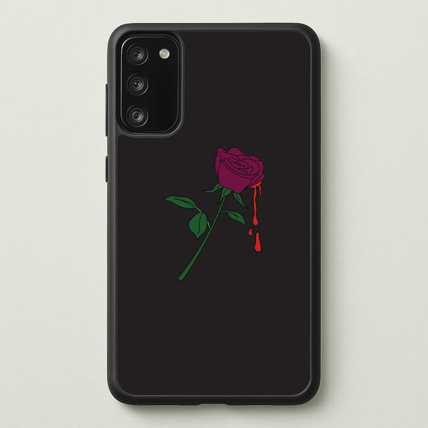 Dark Pink Rose Galaxy A41 Case