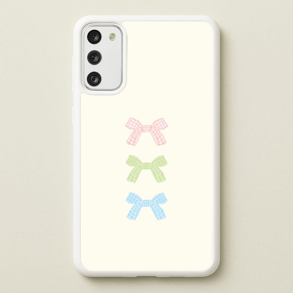 Gingham Tiered Ties Galaxy S20 Case