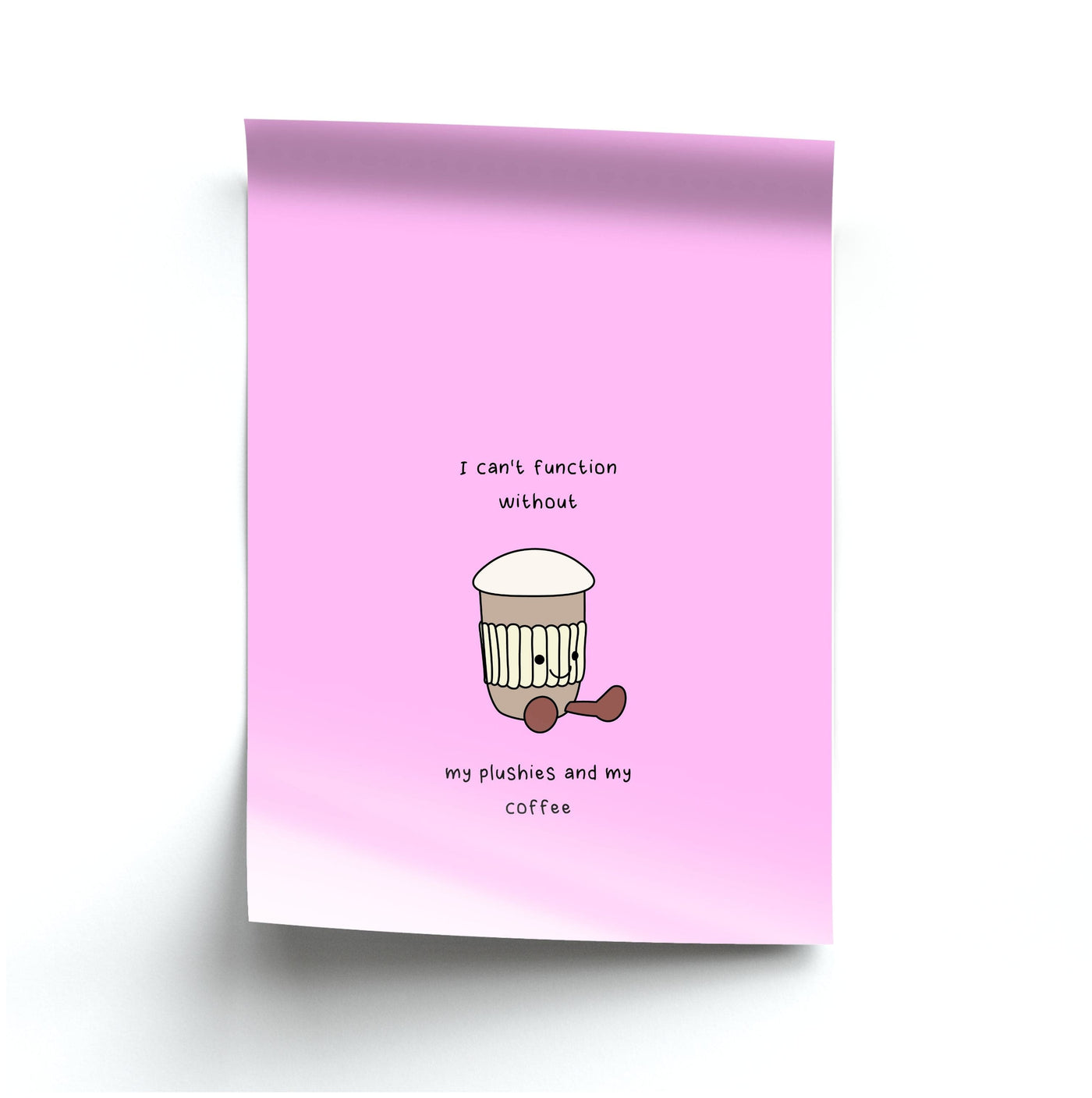 Coffee - Plushy Poster