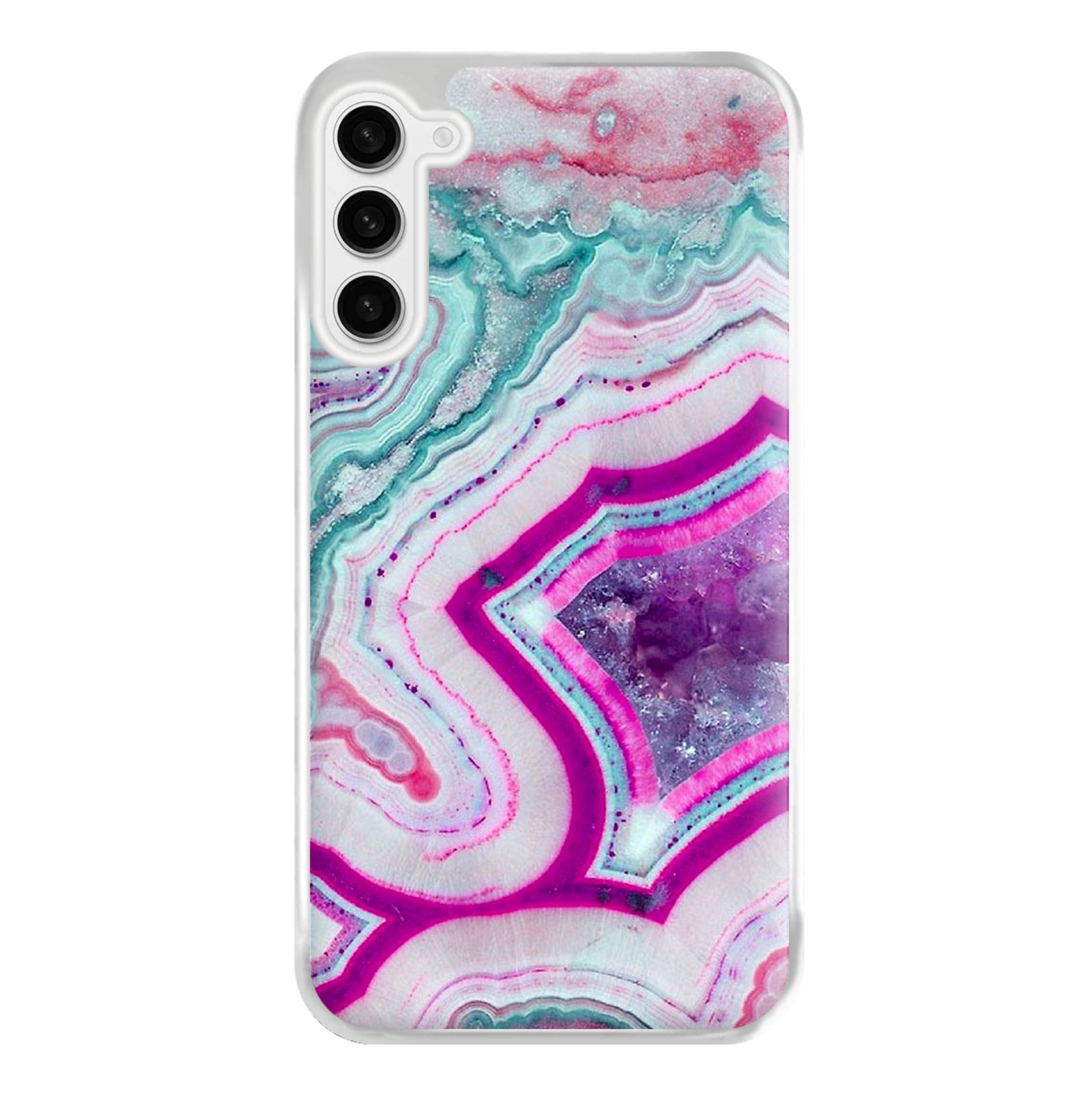 Purple Geode Pattern Phone Case