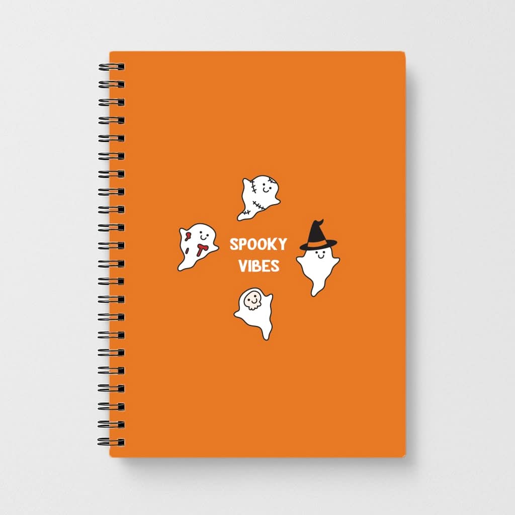 Spooky Vibes Ghosties I Notebook