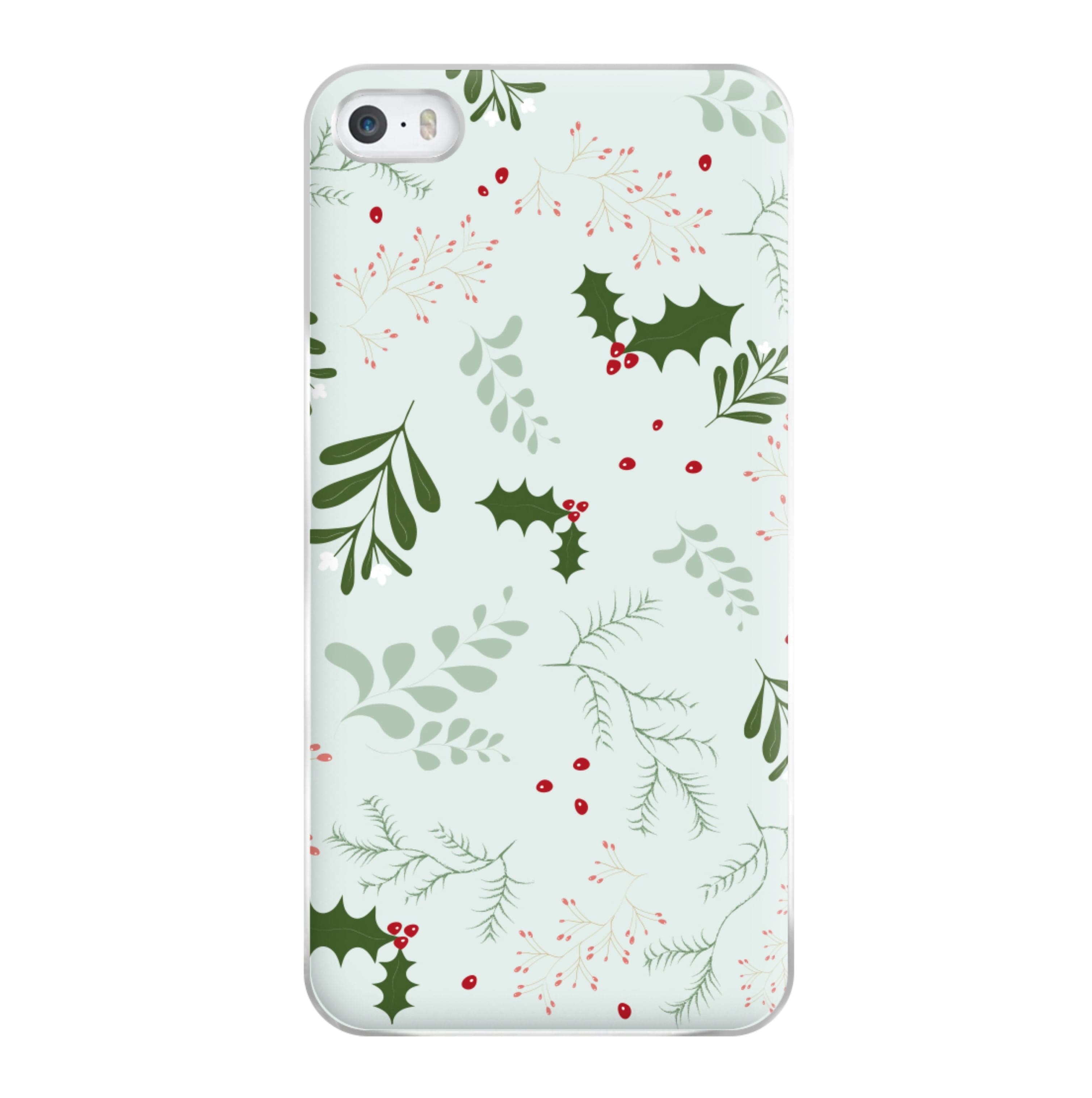 Christmas Floral Pattern Phone Case