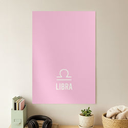 Libra Pastel Zodiac Poster