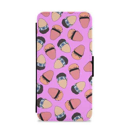 Johnny And LaRusso Collage Flip / Wallet Phone Case