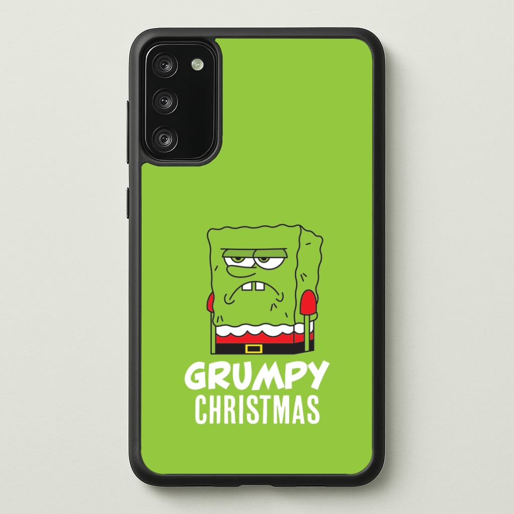 Grumpy Christmas Cartoon Sponge Galaxy S20 Case