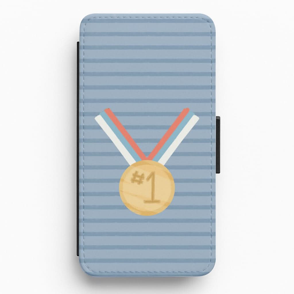 No.1 Medal Flip / Wallet Phone Case
