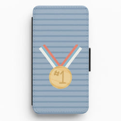 No.1 Medal Flip / Wallet Phone Case