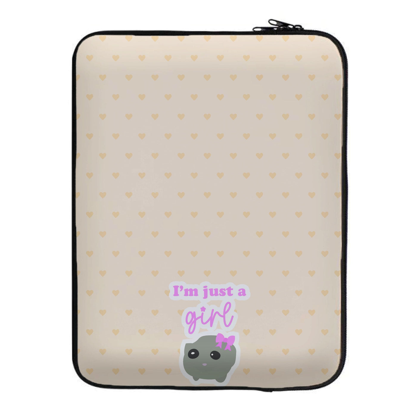 I'm Just A Girl Laptop Sleeve