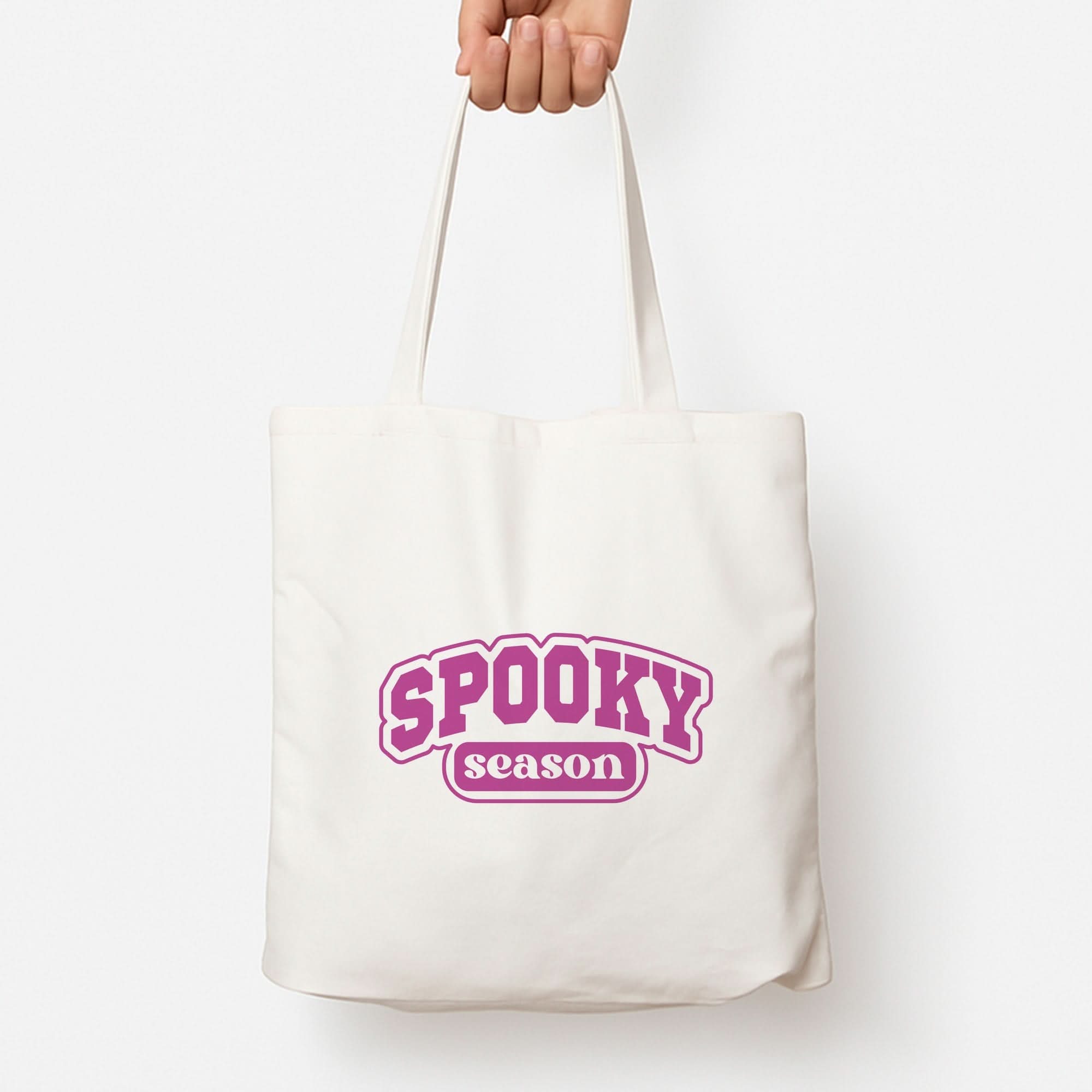 Spooky Season Varsity Tote Bag