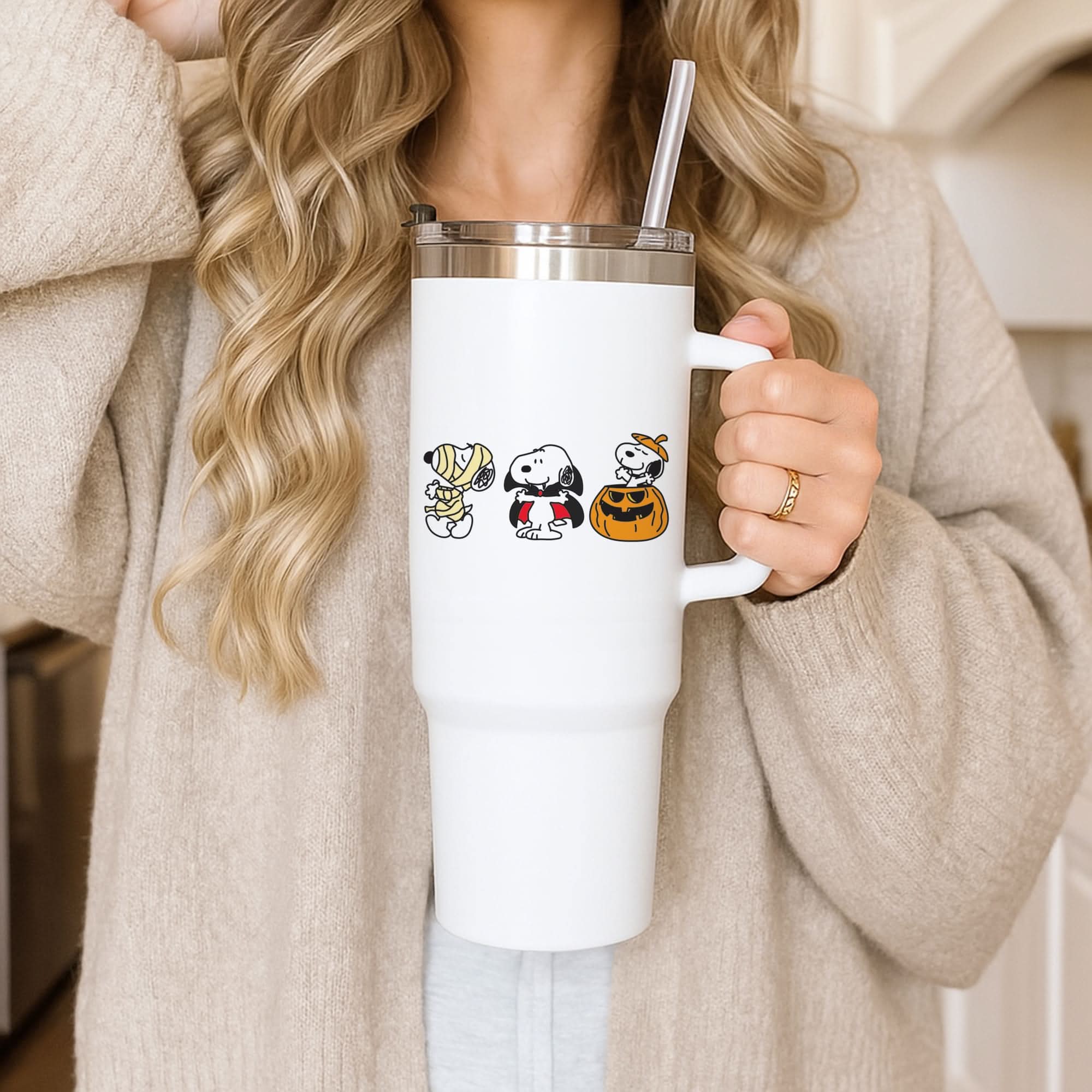 Cartoon Beagle Halloween Costumes Tumbler