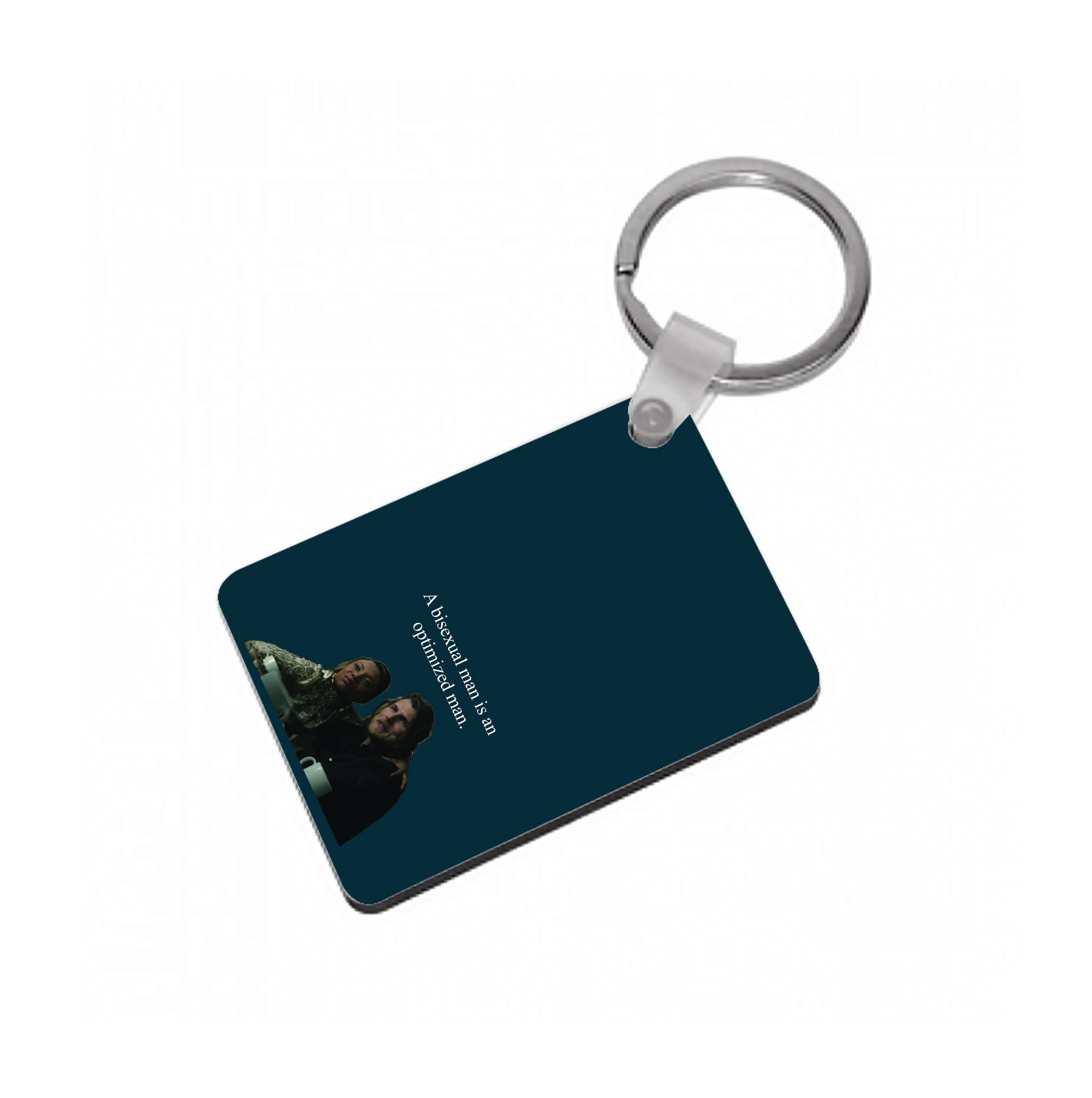 A Bisexual Man Keyring