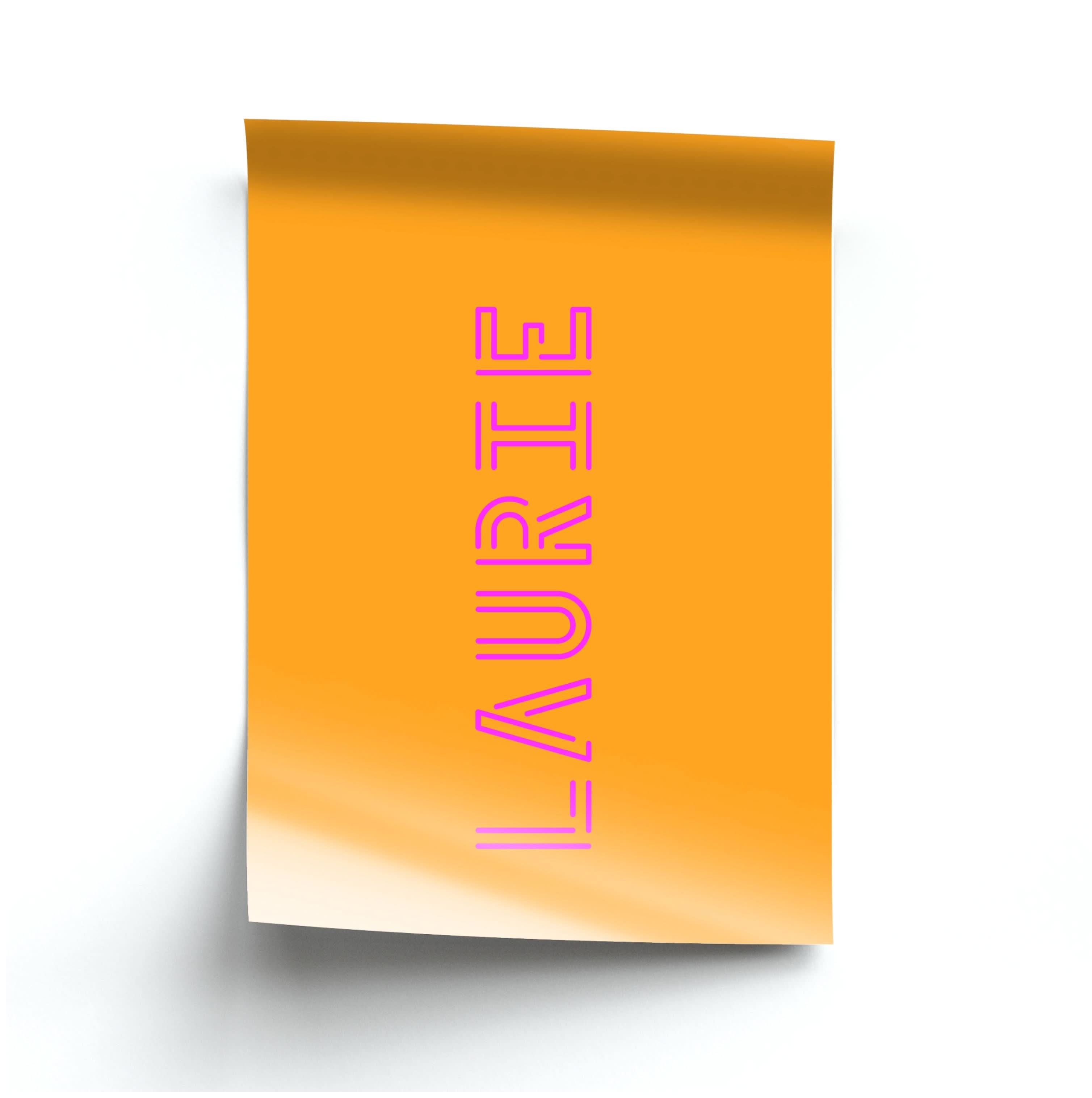 Neon Sign Personalised Name Poster