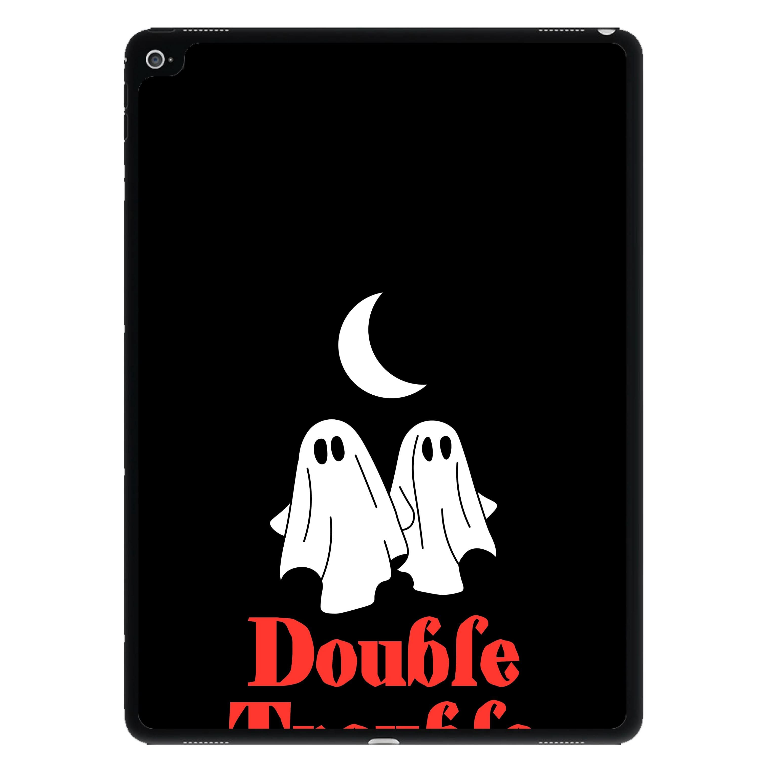 Double Trouble Black iPad Case