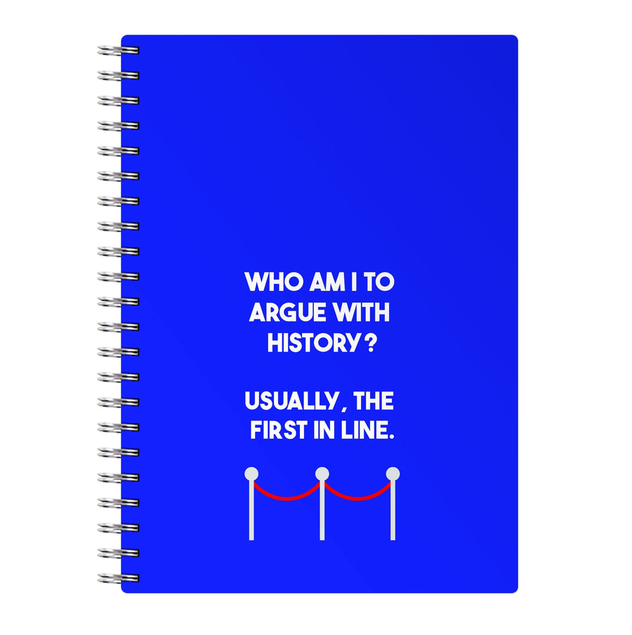 Who Am I To Argue With History? - Doctor Who Notebook