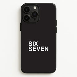 6 7 Black iPhone 11 Pro Max Case
