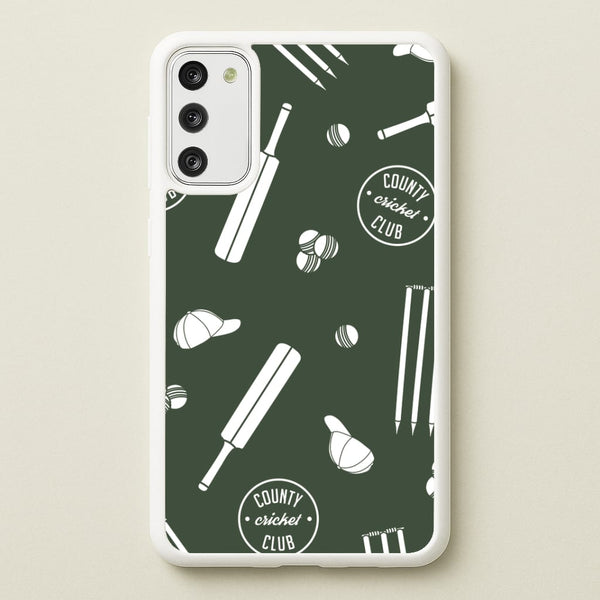 Cricket Props Pattern Galaxy A41 Case
