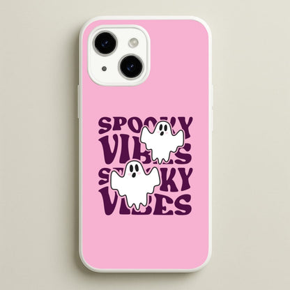 Spooky Vibes Pink iPhone 14 Plus Case