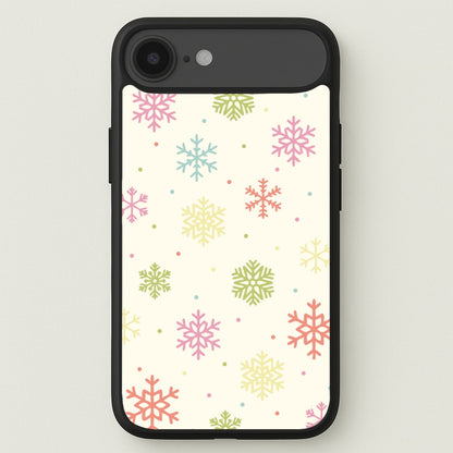Pastel Snowflakes Pattern iPhone 17 Air Case