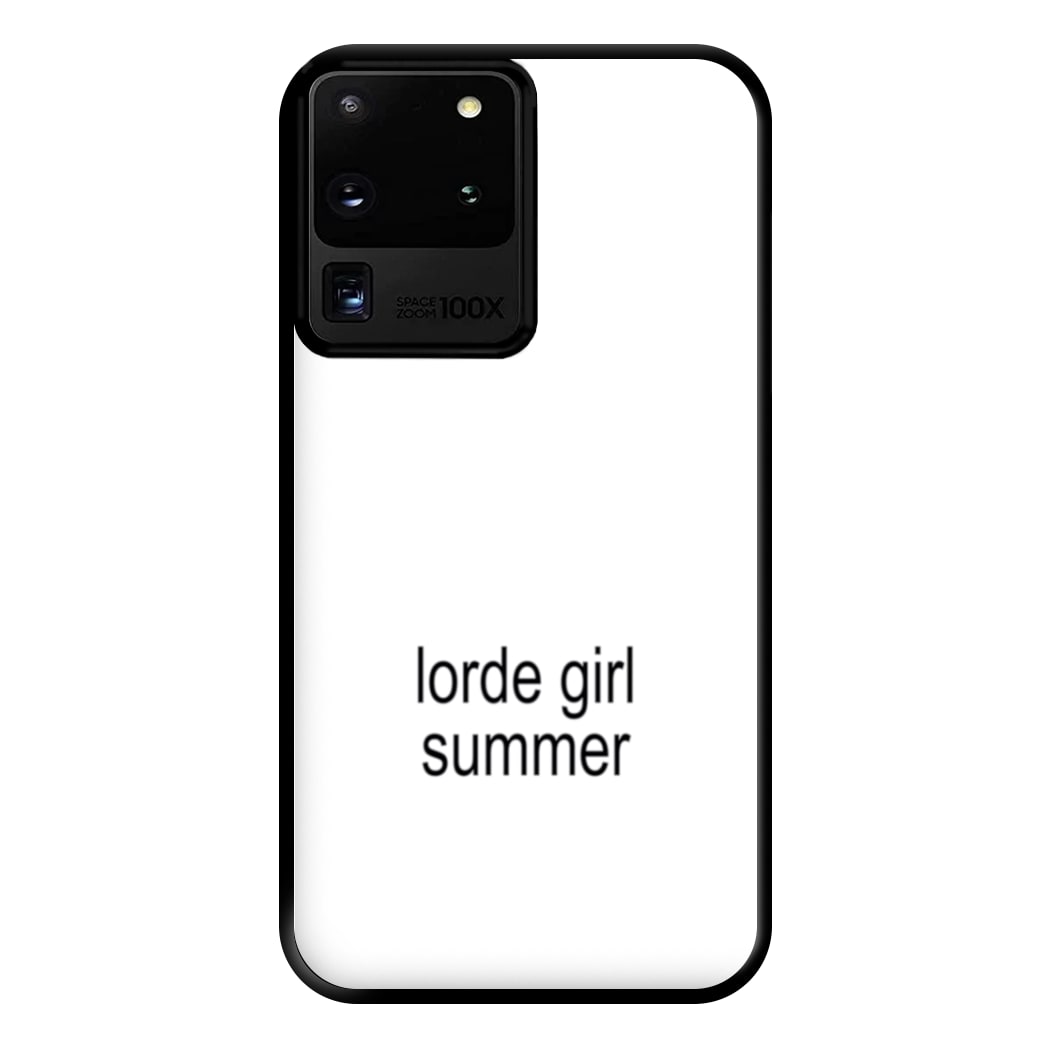 Lorde Girl Summer Galaxy S20 Ultra Case