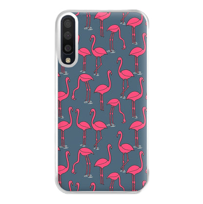 Basic Pink Flamingo Pattern Phone Case