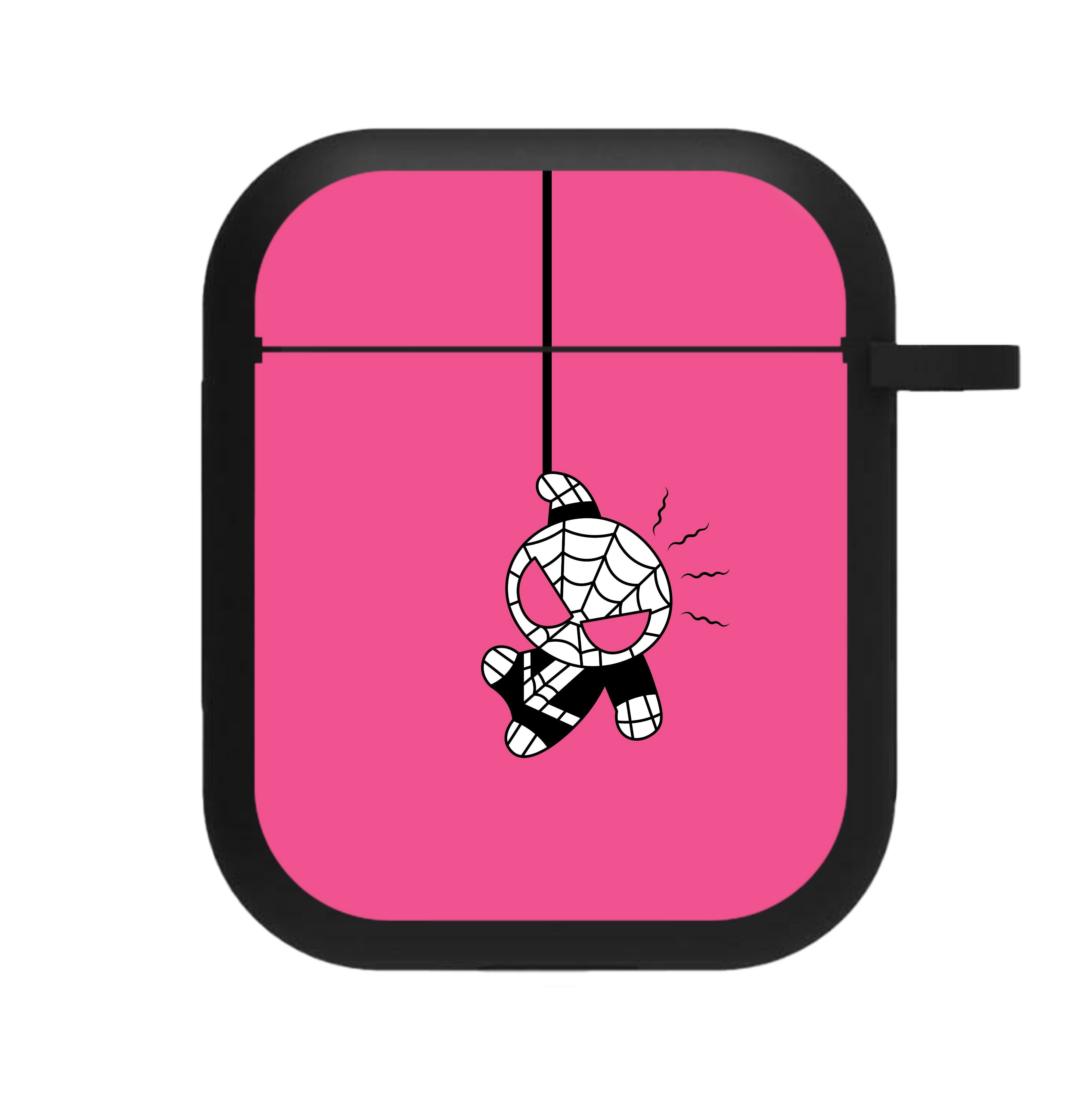 Pink Hanging Spider Hero  AirPods Case