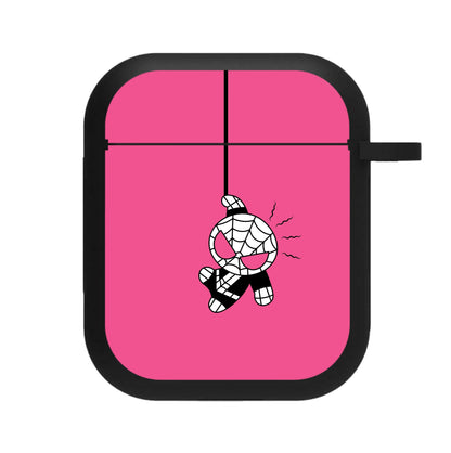 Pink Hanging Spider Hero  AirPods Case