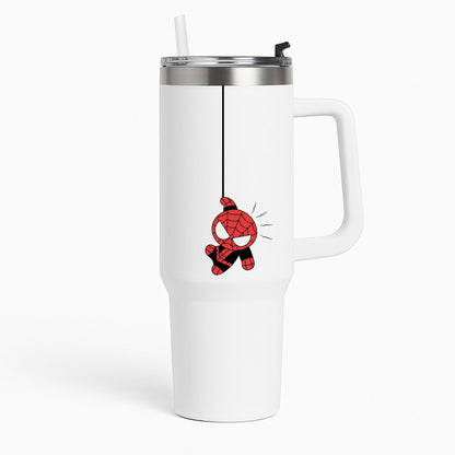 Gray Hanging Spider Hero Tumbler