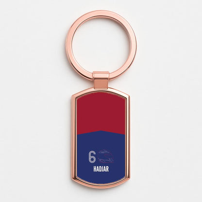 Hadjar Helmet 2026 Rose Gold Keyring