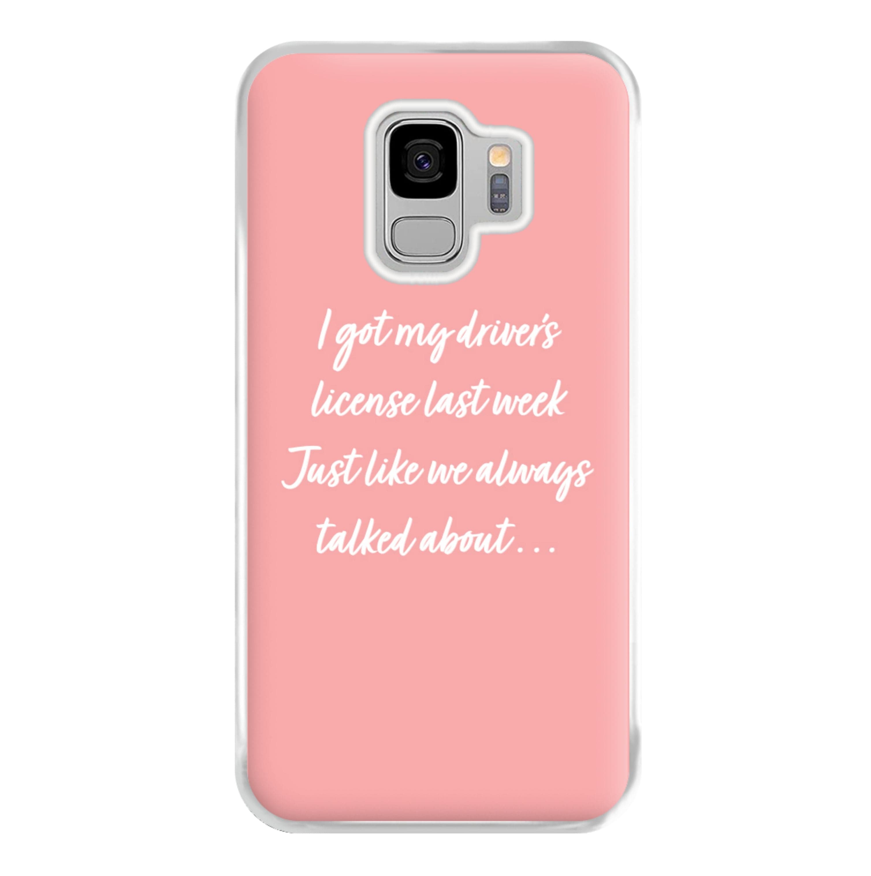 Drivers License Lyrics - Olivia TikTok Phone Case