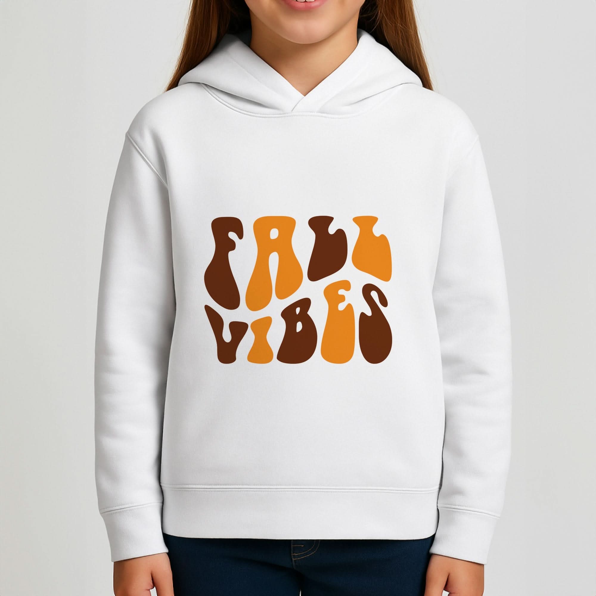 Fall Vibes Girls Hoodie