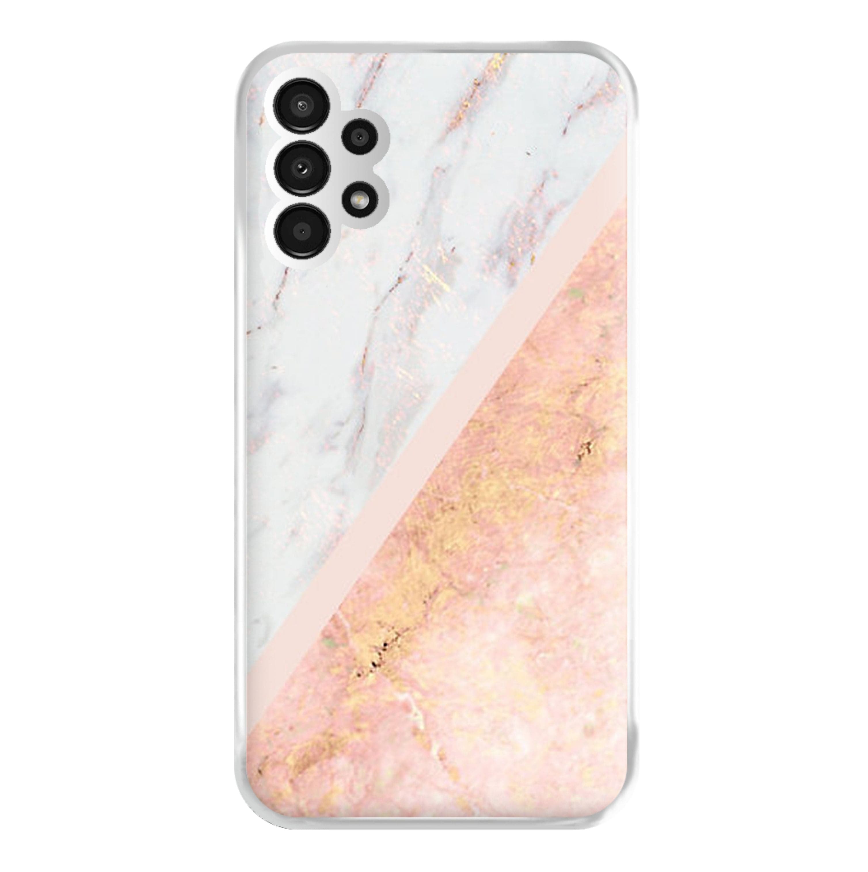 Marble and Rose Gold Phone Case