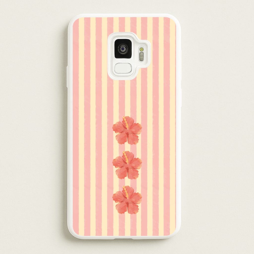 Hibiscus Rays Galaxy S9 Case