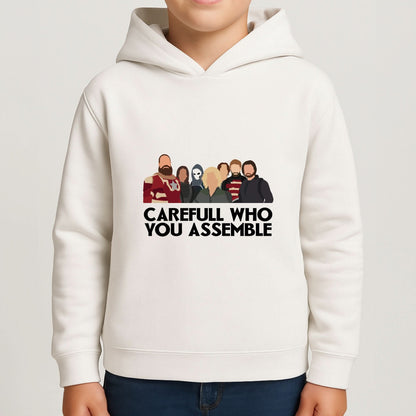 Careful Who You Assemble Boys Hoodie