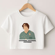 Cucumber, Cucumber, Cucumber Crop top 1