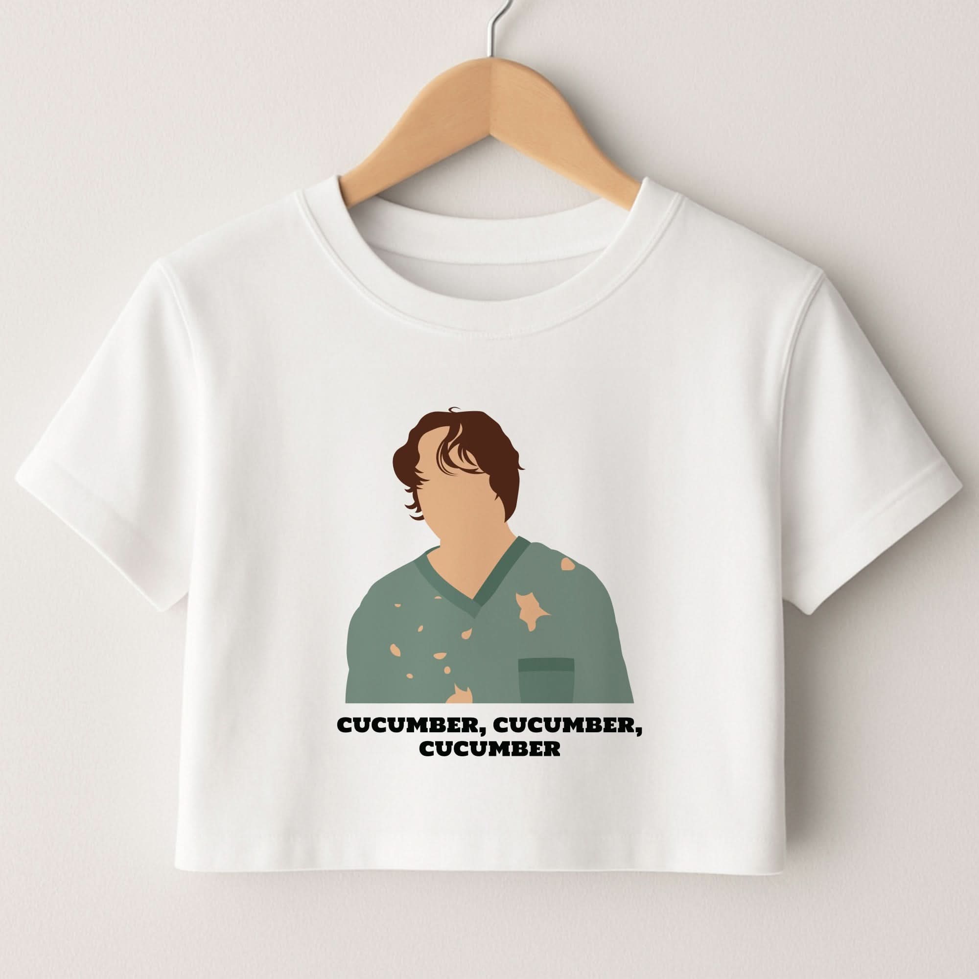 Cucumber, Cucumber, Cucumber Crop Top