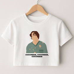 Cucumber, Cucumber, Cucumber Crop Top