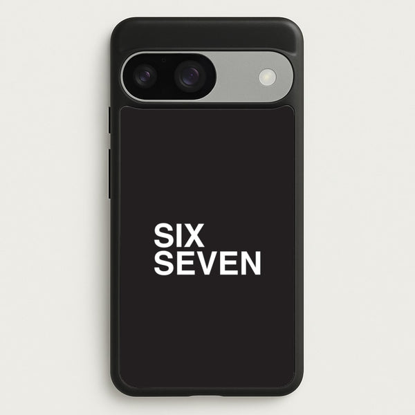 6 7 Black Google Pixel 9 / 9 Pro Case