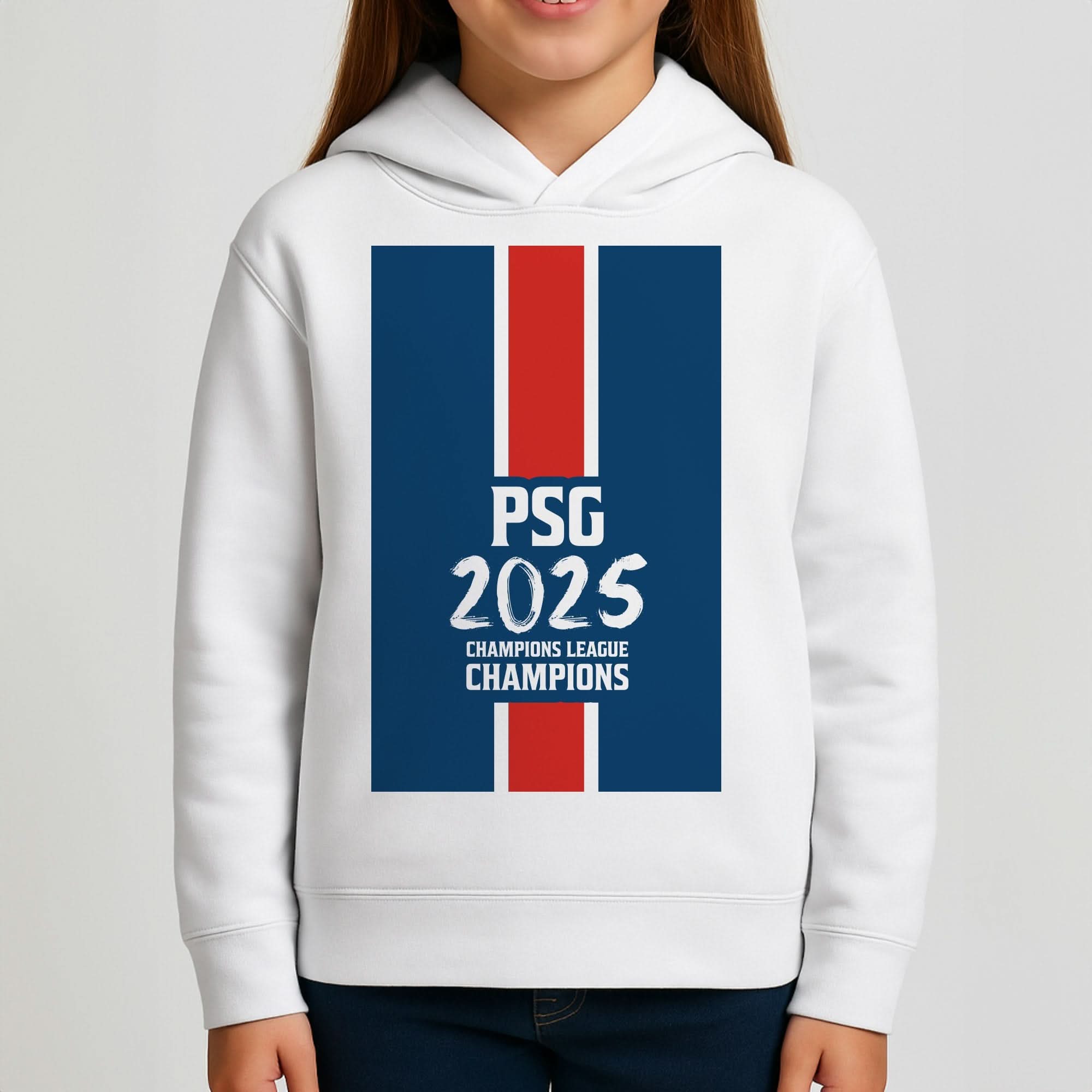 Champion League Winners 25 PSG Girls Hoodie