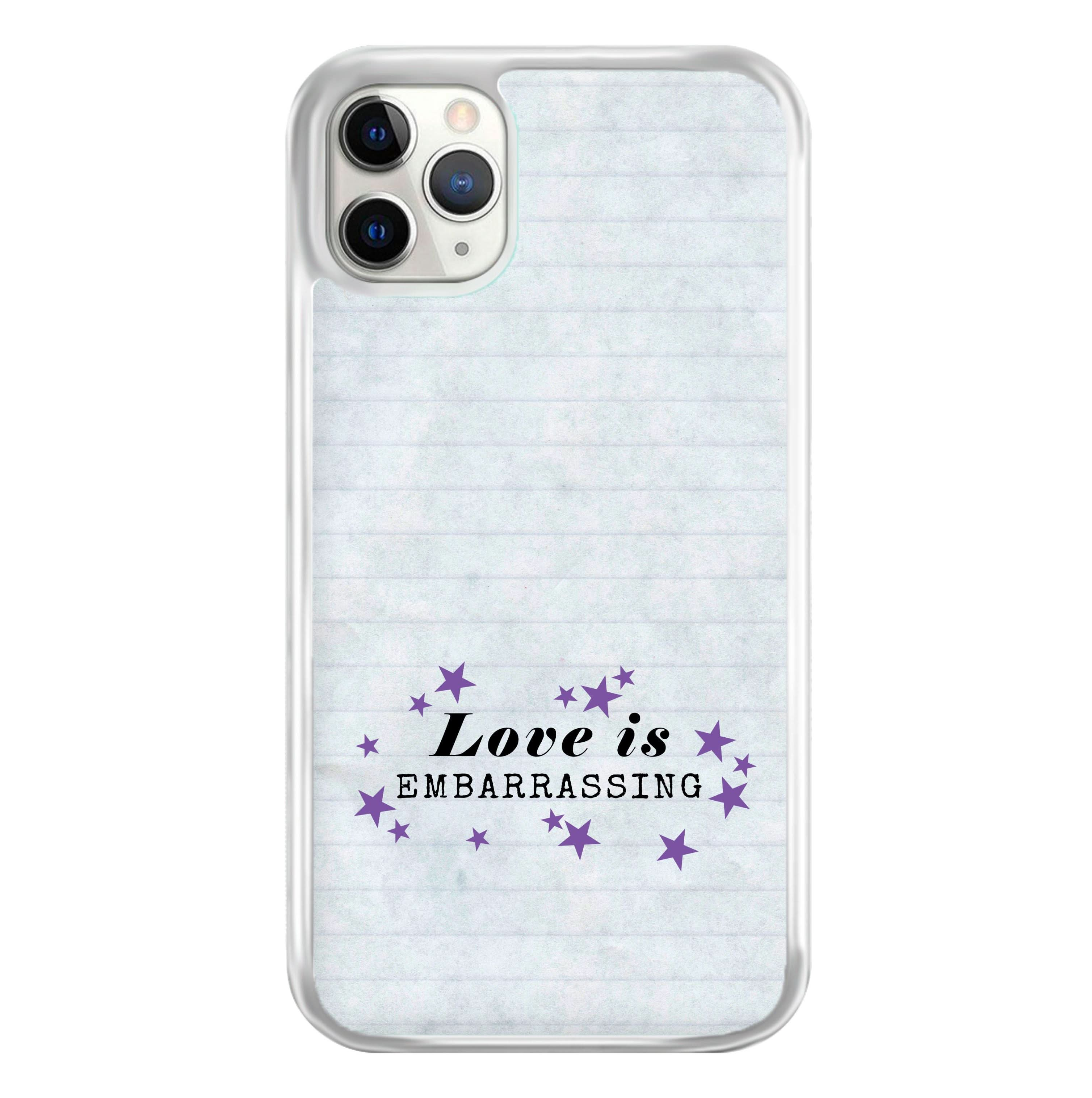 Love Is Embarrassing Note Phone Case